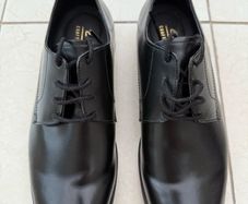 Clark's men's black leather shoes, craftmaster size uk 7 1/2