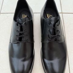 Clark's men's black leather shoes, craftmaster size uk 7 1/2