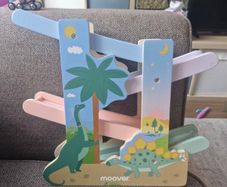 Wooden Dinosaur Rolling Game