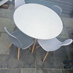 Round table and 4 chairs