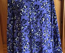 Marks And Spencer Ladies Blue Animal Print Blouse size 20 includes post