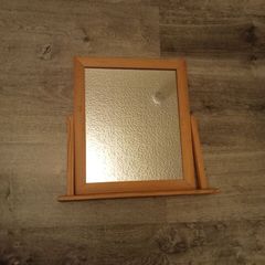 Wooden Table Mirror