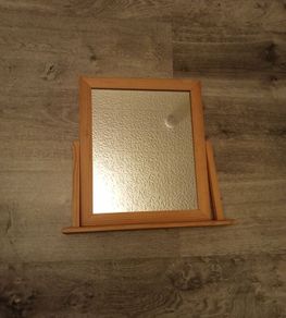 Wooden Table Mirror