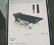 Two Camping Beds Never Used