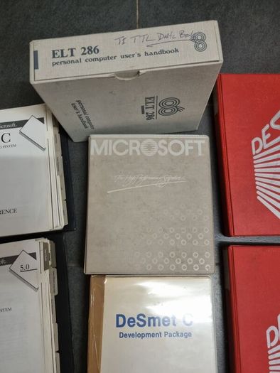 Vintage IBM Microsoft Lotus Novell Software Manuals  Binders Job Lot 1980s 90s