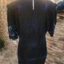Vintage 80s 90s Party Top Black Embellished size 12 Postage included Image 5