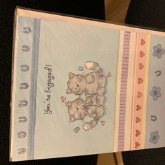 Engagement greeting card