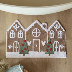 Gingerbread House Bath Mat
