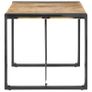Dining Table 80x80x75 cm Rough Mango Wood Image 3