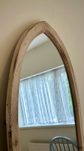 Wooden Gothic Mirror 100cm