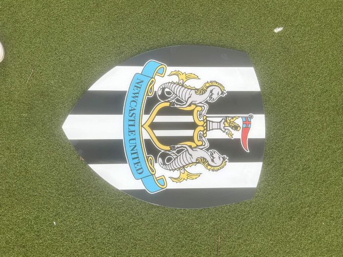 Large Plastic Football Club Badge Wall Signs