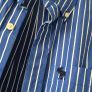 Abercrombie & Fitch striped logo button-up Shirt 100% cotton - size: M Image 3