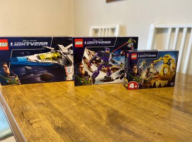 LEGO Lightyear XL-15 Spaceship 76832 Bundle + 76830 + 76831