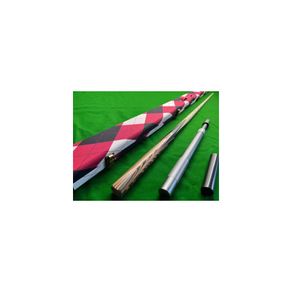 Pro 1 Piece Handmade Ash Shaft Ebony Snooker Cue Set With Pro Case and extensions - free delivery / collect