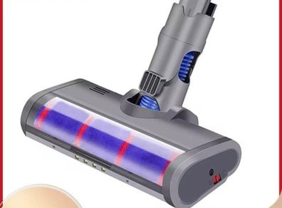 Motorized Floor Brush Head Tool For Dyson V6 DC58 DC59 DC61 DC62 Vacuum Cleaner Soft Sweeper Roller