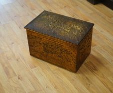 Brass Coal Box
