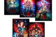Stranger Things Season 1 - 5 Artwork - 5 x A3 Posters