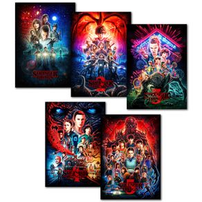 Stranger Things Season 1 - 5 Artwork - 5 x A3 Posters