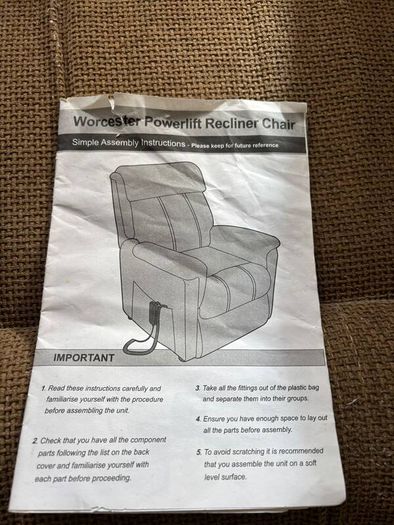 Dual motor riser recliner armchair