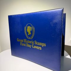 Stamps - Sir Rowland Hill 1979 First Day Covers Album - Great Historic Stamps + Europa 79