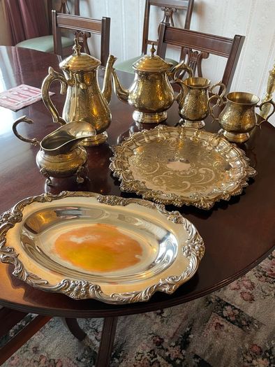 Silver plated antique