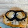 Garfield Pilot Aviator with glasses Cat Vintage Plush Toy Dakin TV Show 1978-1981 Used Please see photos Image 2