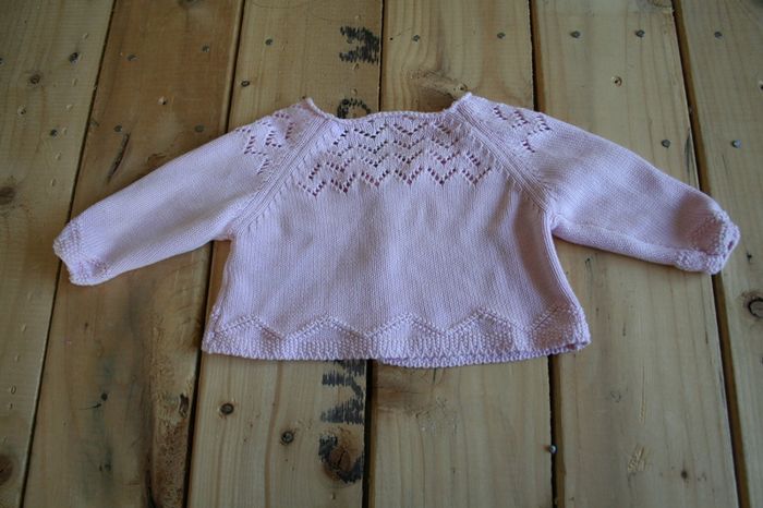 NEXT baby girl pink cardigan 0-3 months