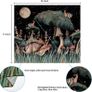 Mushroom Tapestry Wall Hanging Forest Plants Wall Tapestry Bedroom Snail Tapestry for Bedroom Living Room 59.1x51.2 Inches 150x130cm MULTIPLE SIZES AVAILABLE (FREE SHIPPING) Image 6