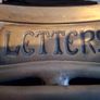 Antique Reclaimed Brass Letterbox with Door Knocker Image 3