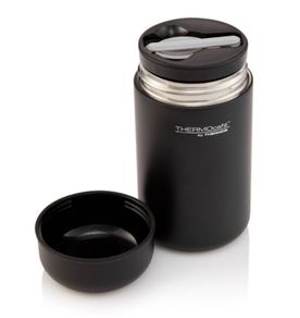 Thermocafe Food Flask Matte Black BRAND NEW