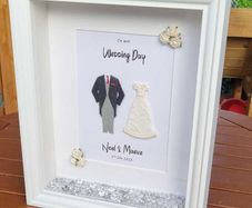 Mr and Mrs Wedding 3D Memento Frame