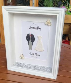 Mr and Mrs Wedding 3D Memento Frame