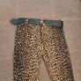 Animal print Ruched bum leggings with belt loops, size 10 Image 6