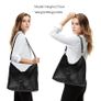 VASCHY Faux Leather Fashion Vintage Women Hobo Bag Tassel Handbag Purse Tote with Detachable Long Shoulder Strap Image 3
