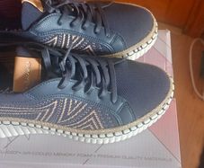 New navy slip in Skechers