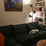 Velvet Corner Sofa Image 4