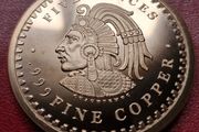 5 oz Aztec Calendar Copper Round