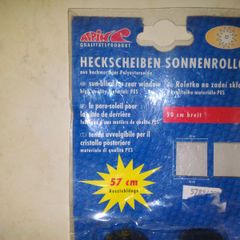 Sun blind for car rear window (baby seated back-to-front)