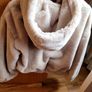 Bershka faux fur hooded jacket in cream Image 7