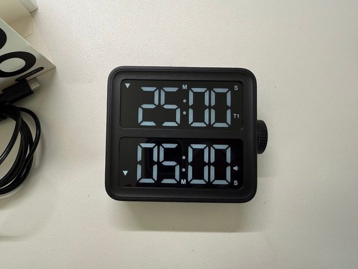 Pomodoro timer, dual timer