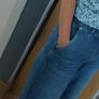 M&S per una high waisted wide leg soft denim jeans Image 5