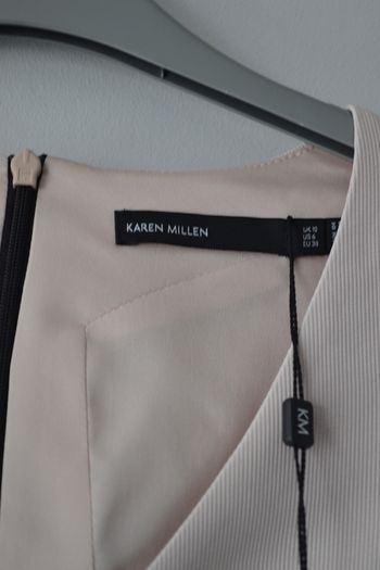 Karen Millen Black Tri-tone dress size 10