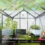 Large 6 x 6ft Polycarbonate Greenhouse Image 4