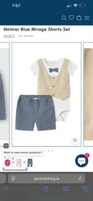 Baby Vest & Shorts Set