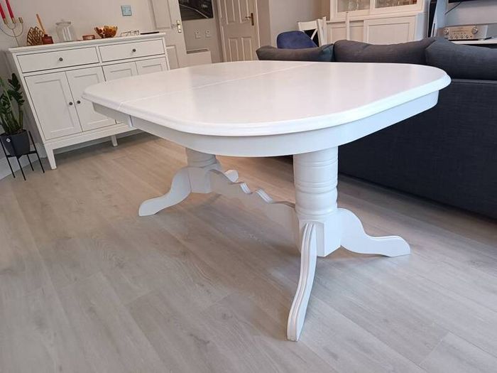 Solid wood heavy dining Table ( extendable )