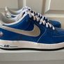 Nike Air Force 1 All Star Blue Patent Leather Uk 11 / Us 12 Deadstock Image 10