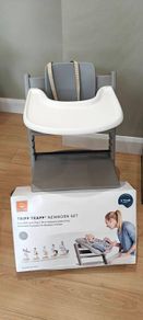Tripp Trapp high chair and newborn set