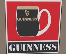 Guinness vintage style tankard Lightbox
