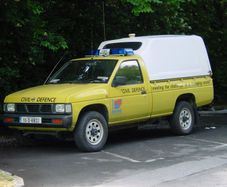 90's Civil Defence Nissan D21.