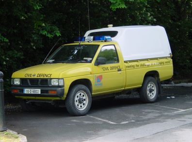 90's Civil Defence Nissan D21.
